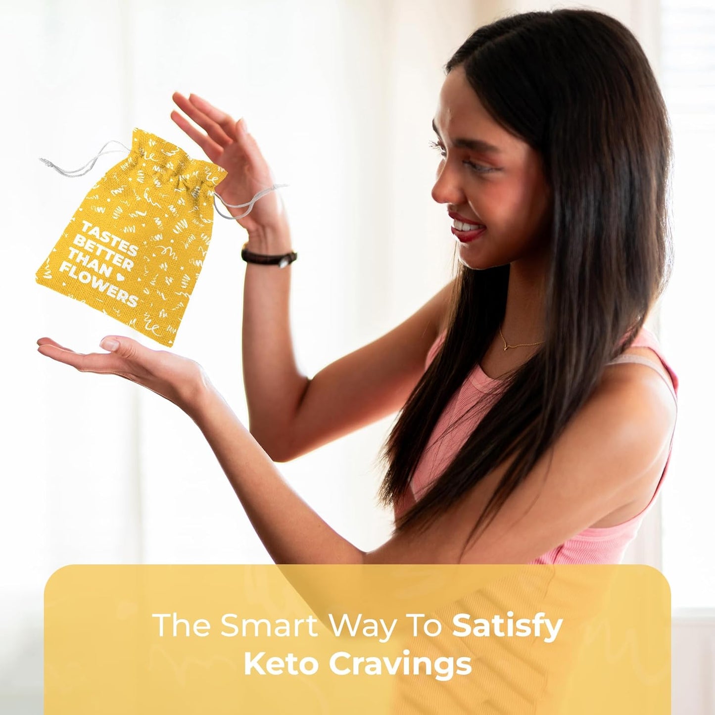 Bunny James Boxes Keto Box KETO Ultra Low Carb Snacks Care Package with High Fat Ketogenic Food Care Package with Cookies, Jerky – 10-Piece Healthy Diet Gift Bag for Men & Women