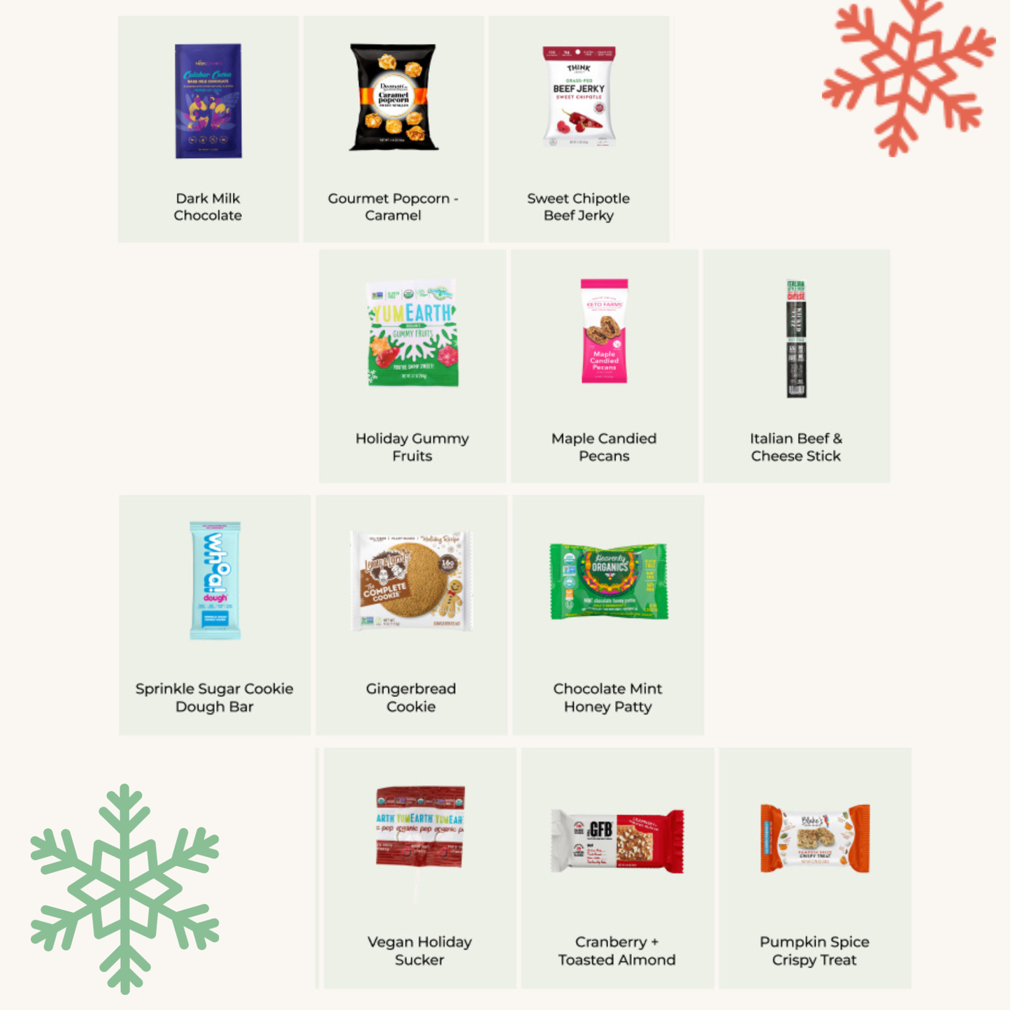 Bunny James Boxes Office Snack Box Season’s Eatings Snack Box