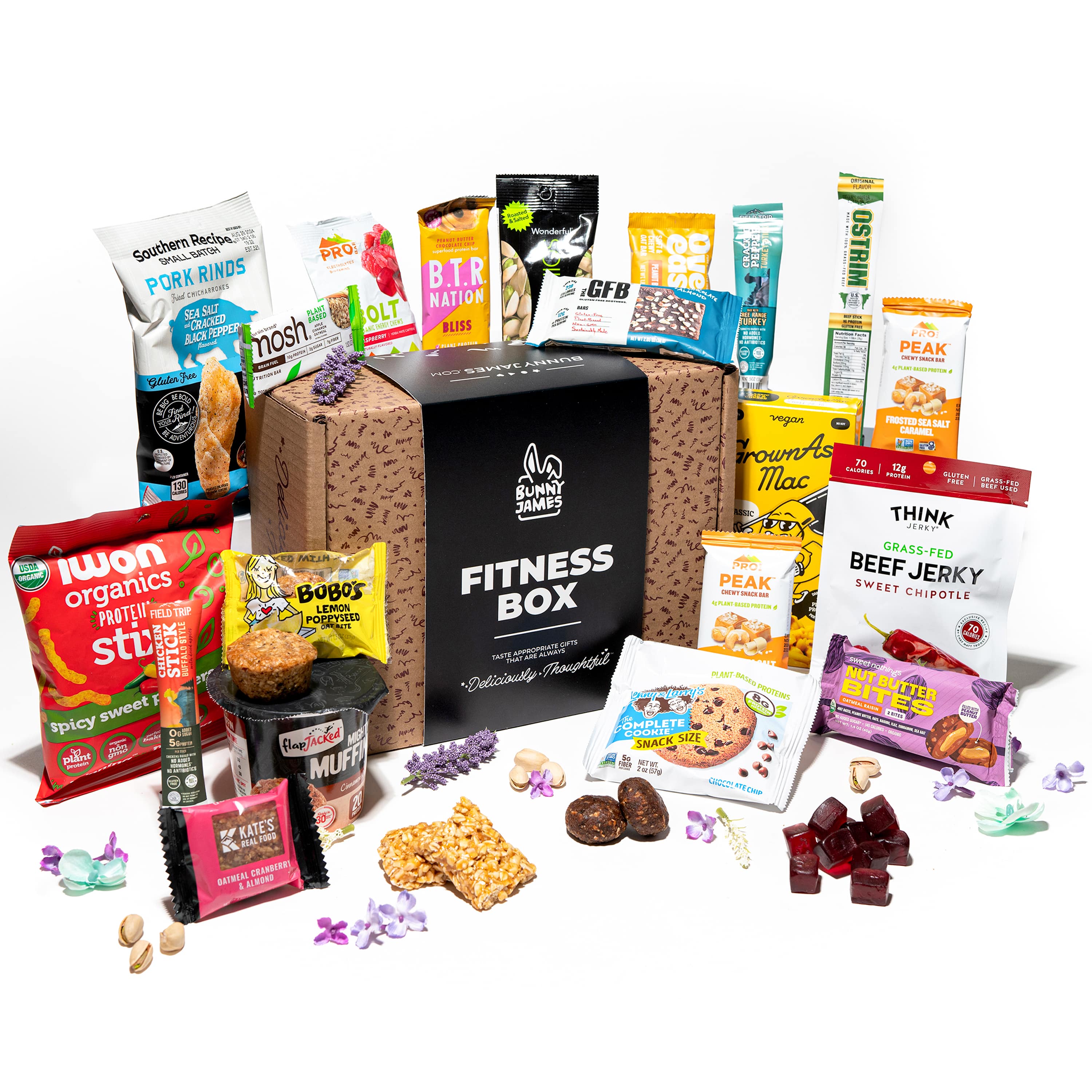 High Protein Snack Box: Premium Fitness Snacks Mix – Perfect Gift for Gym Lovers & Health Enthusiasts – Individually Wrapped Protein Treats for Men &