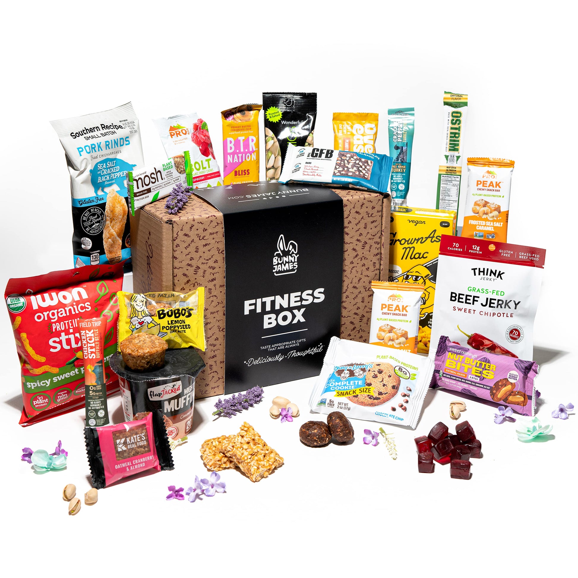 Bunny James Boxes Snack Boxes Pamper Mom: High-Protein Snack Box for Mother's Day