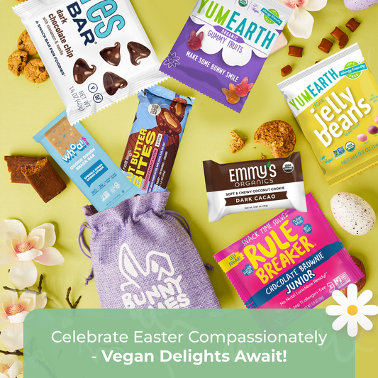 Bunny James Boxes Snack Boxes Premium Vegan Gift Bag: Sweet & Delicious Plant-Based Treats