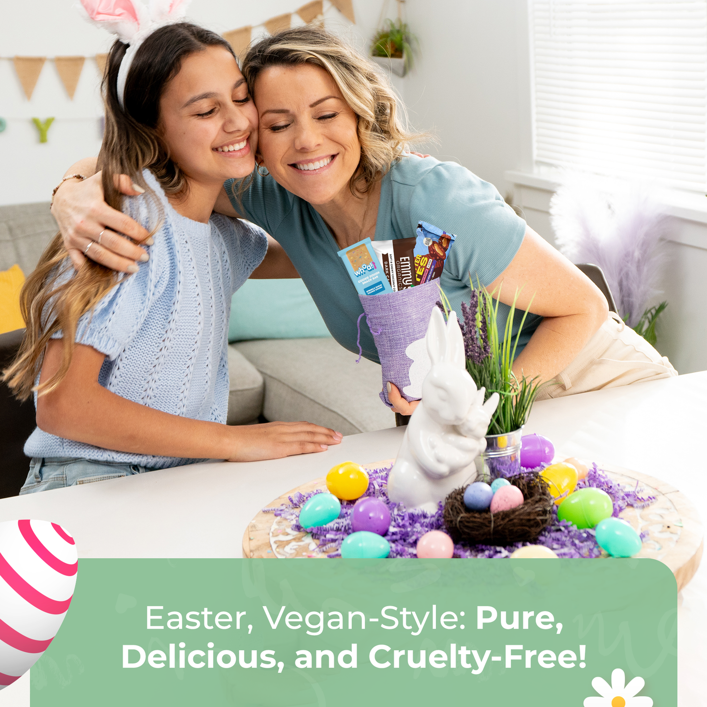 Bunny James Boxes Snack Boxes Premium Vegan Gift Bag: Sweet & Delicious Plant-Based Treats