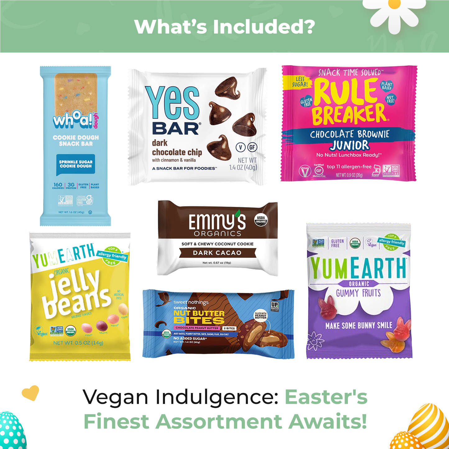 Bunny James Boxes Snack Boxes Premium Vegan Gift Bag: Sweet & Delicious Plant-Based Treats