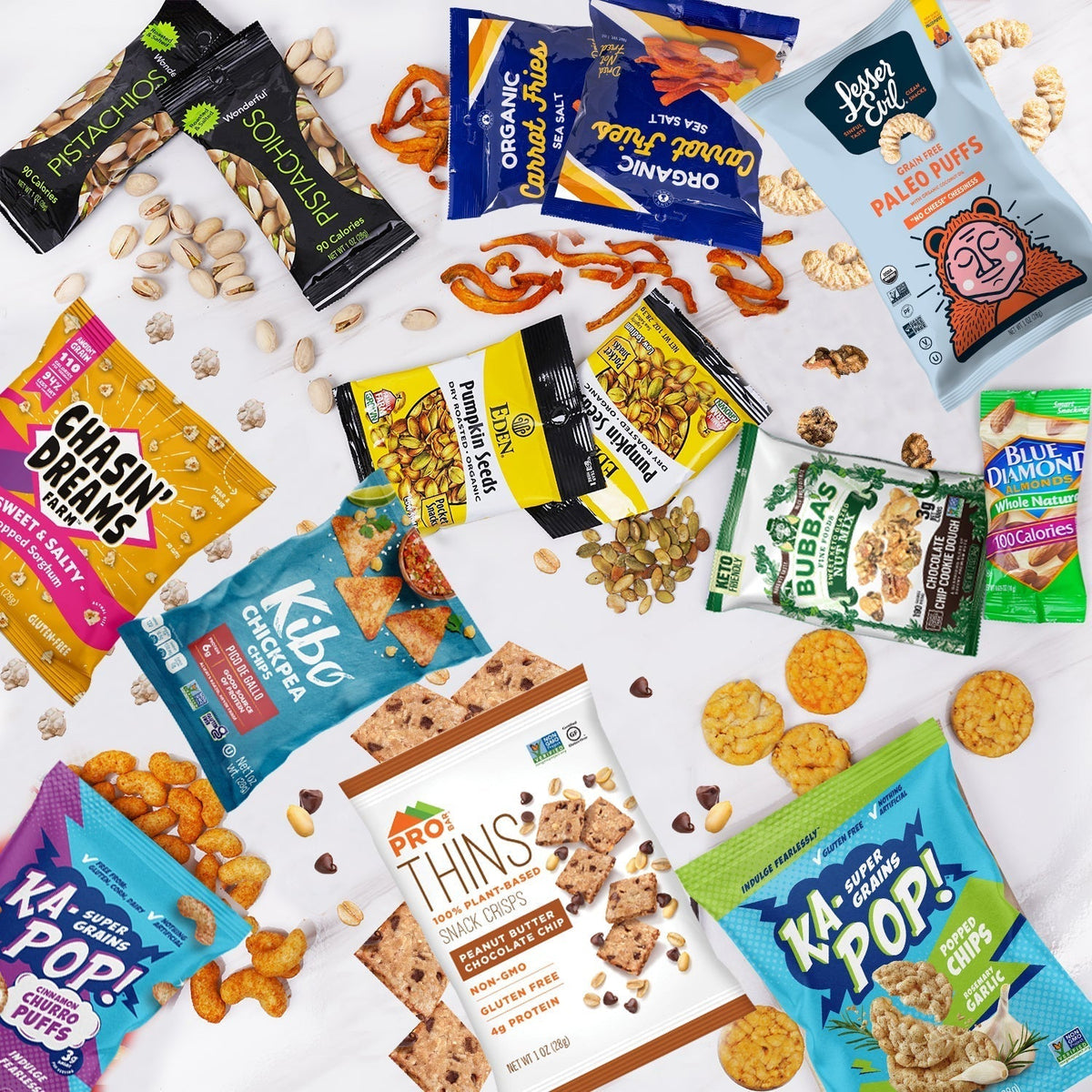 Premium Vegan and Gluten Free Chip Box (14 count) Bunny James Boxes