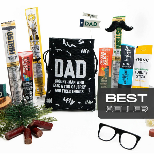 Satisfy Dad's Cravings With Irresistible Beef Jerky: A Mouthwatering Selection Fit for the King of Snacking!