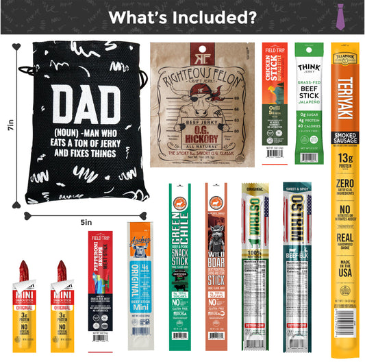 Premium Jerky & Snack Stick Variety Pack