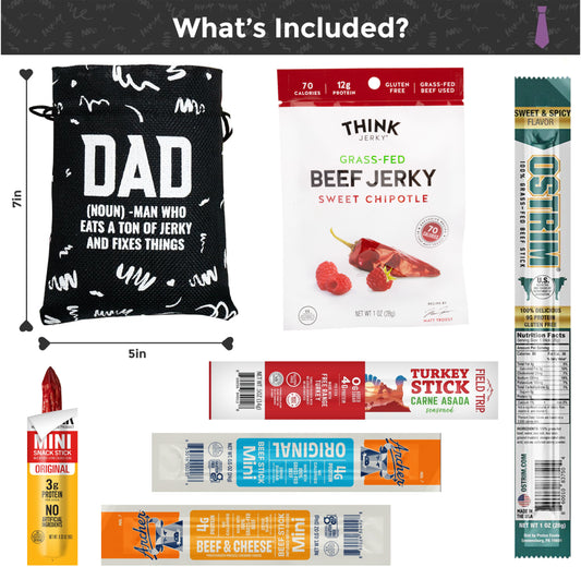 Satisfy Dad's Cravings With Irresistible Beef Jerky: A Mouthwatering Selection Fit for the King of Snacking!