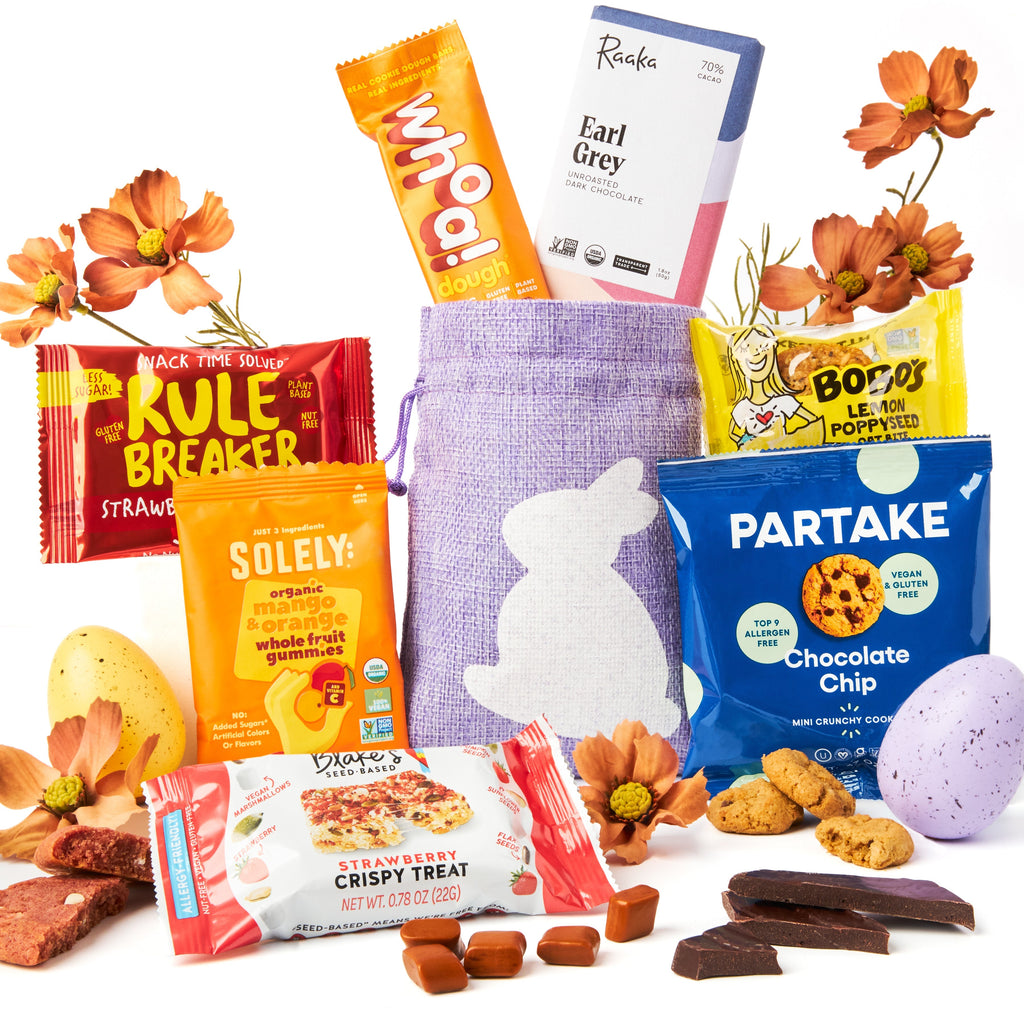 Bunny James Boxes Easter Gift Bags: Healthy Snack Delights