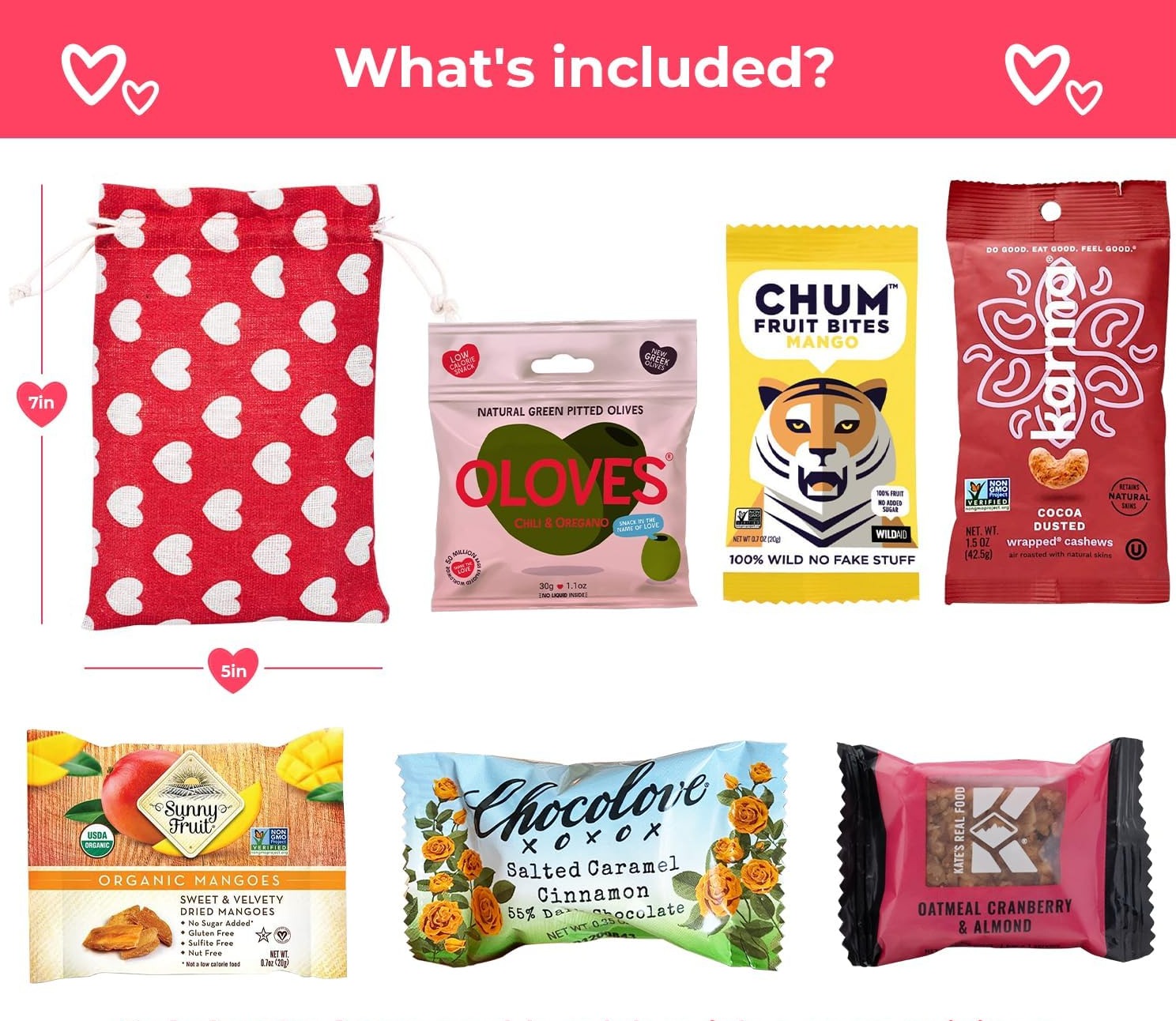 Bunny James Boxes Healthy Valentine's Day Gift Bag
