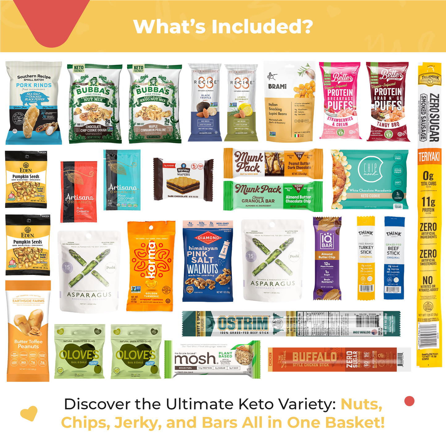 Bunny James Boxes Keto Box Supreme Keto Delight Gift Box: Health-Focused Gourmet Snacks Selection