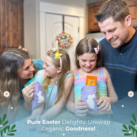 Organic Easter Treats Bag: Wholesome Candies & Snacks for Everyone