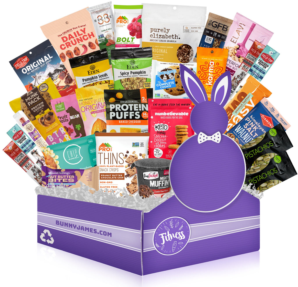 Bunny James Boxes Snack Boxes Deluxe High Protein Fitness Box