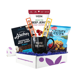 Bunny James Boxes Snack Boxes Gluten-Free Beef Jerky Gift Box