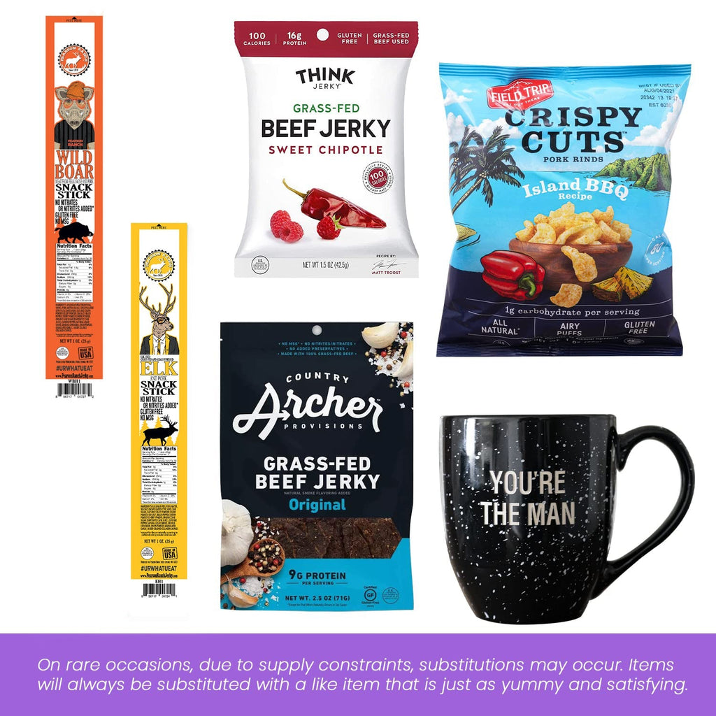 Bunny James Boxes Snack Boxes Gluten-Free Beef Jerky Gift Box