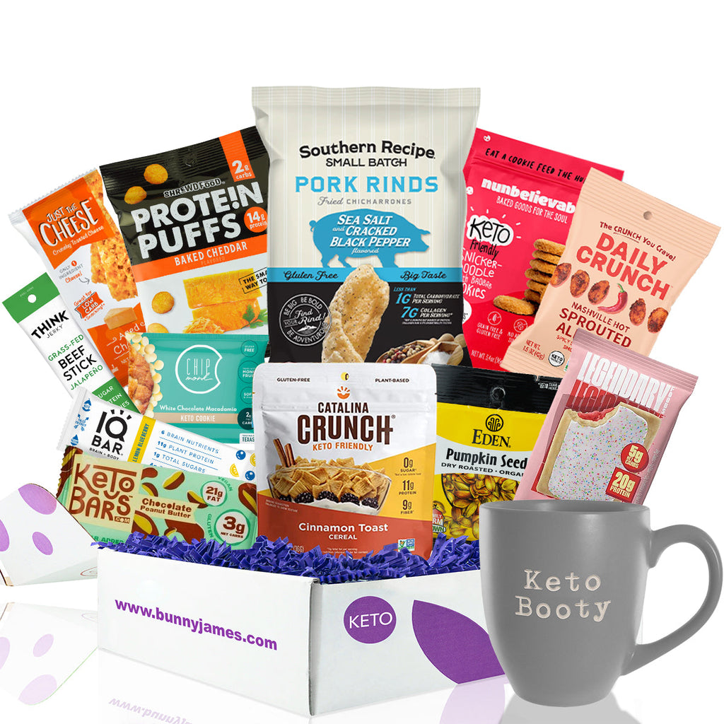 Keto Box Deluxe Low Carb Keto Box (20 count) – Bunny James Boxes