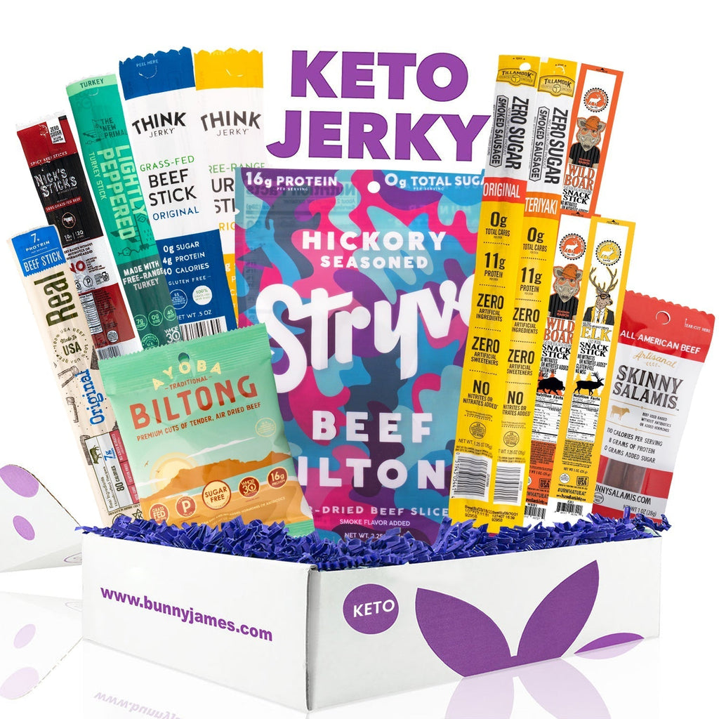 Low-Carb Keto Jerky Gift Box – Bunny James Boxes