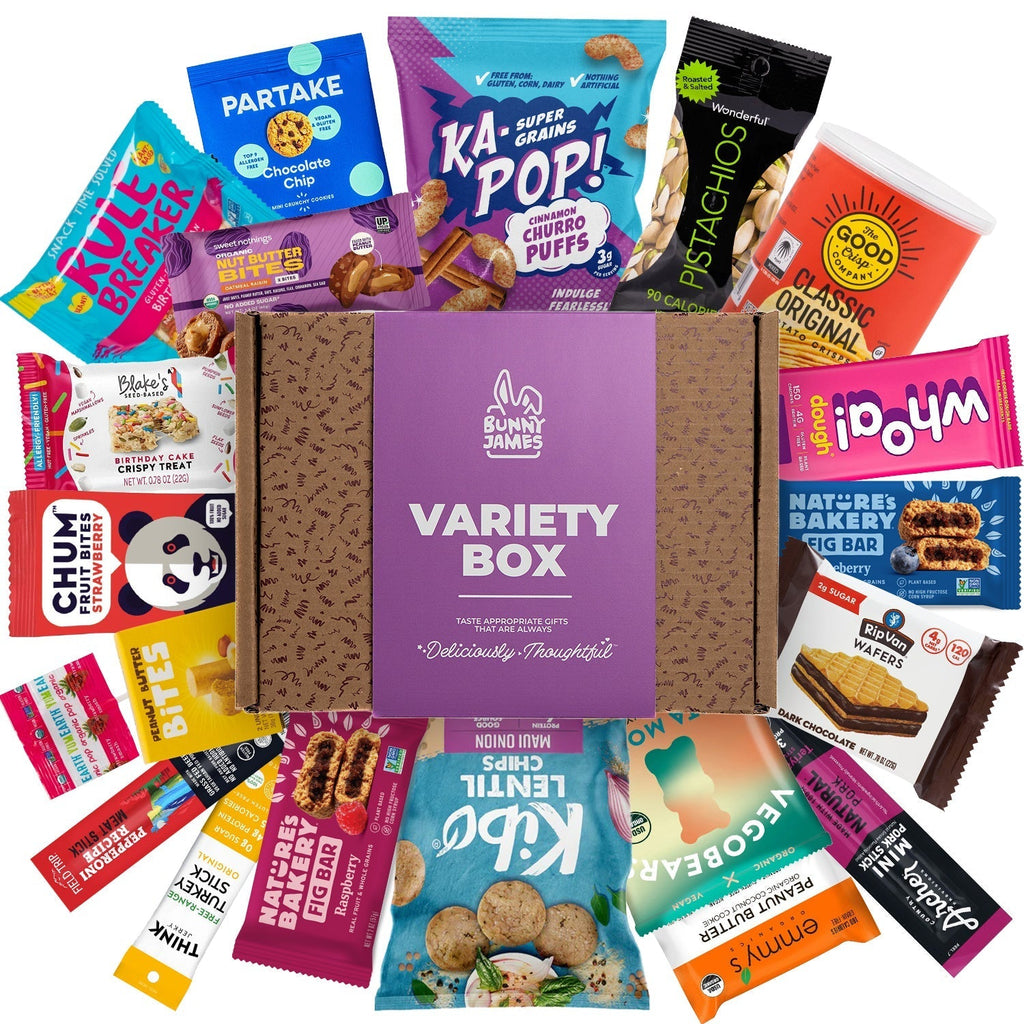 Bunny James Boxes Snack Boxes Premium Sampler Variety Box