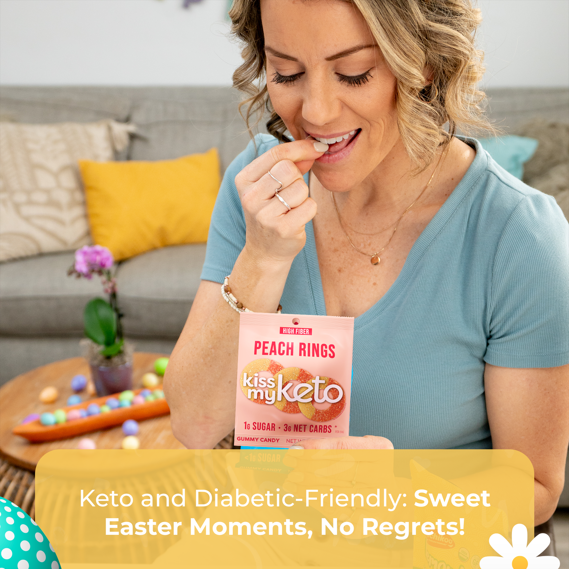 Bunny James Boxes Snack Gift Bag Keto Snack Bag: Diabetic-Friendly, Low-Carb Treats