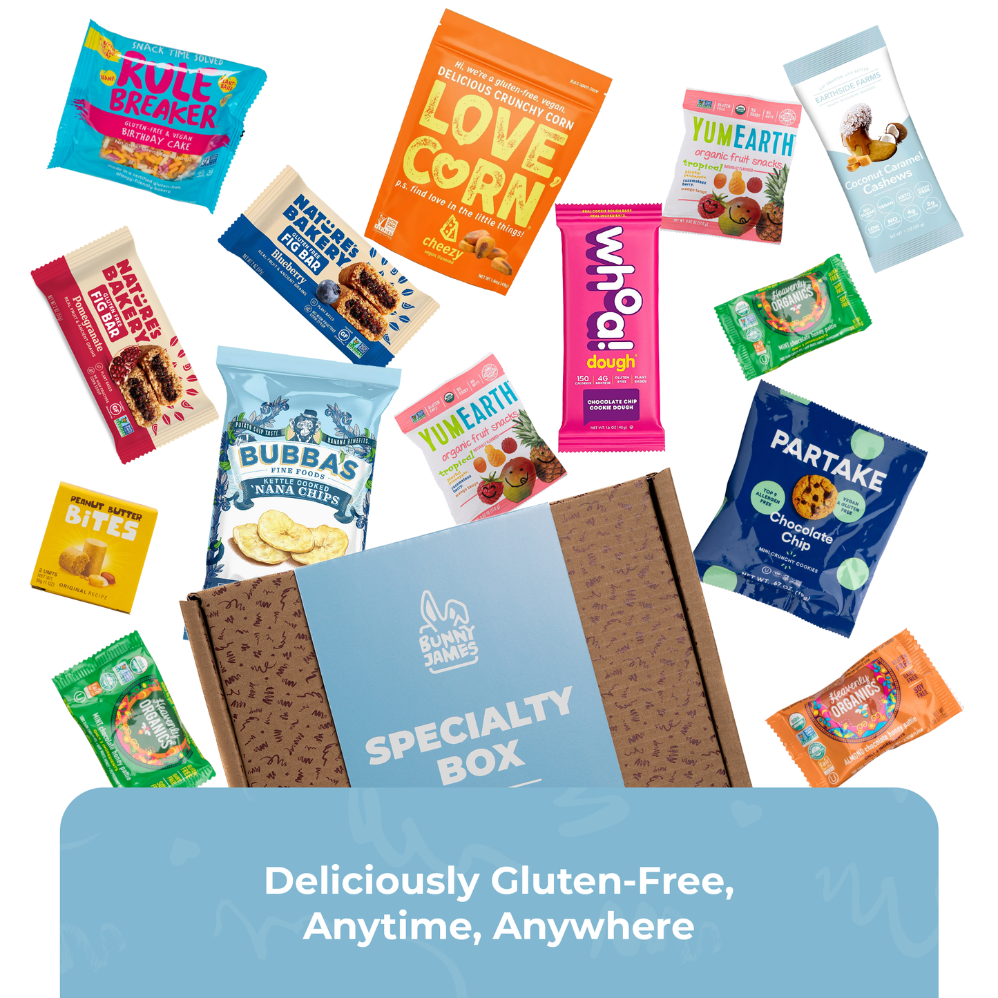 Bunny James Boxes Specialty Box Premium Gluten Free Variety Sampler