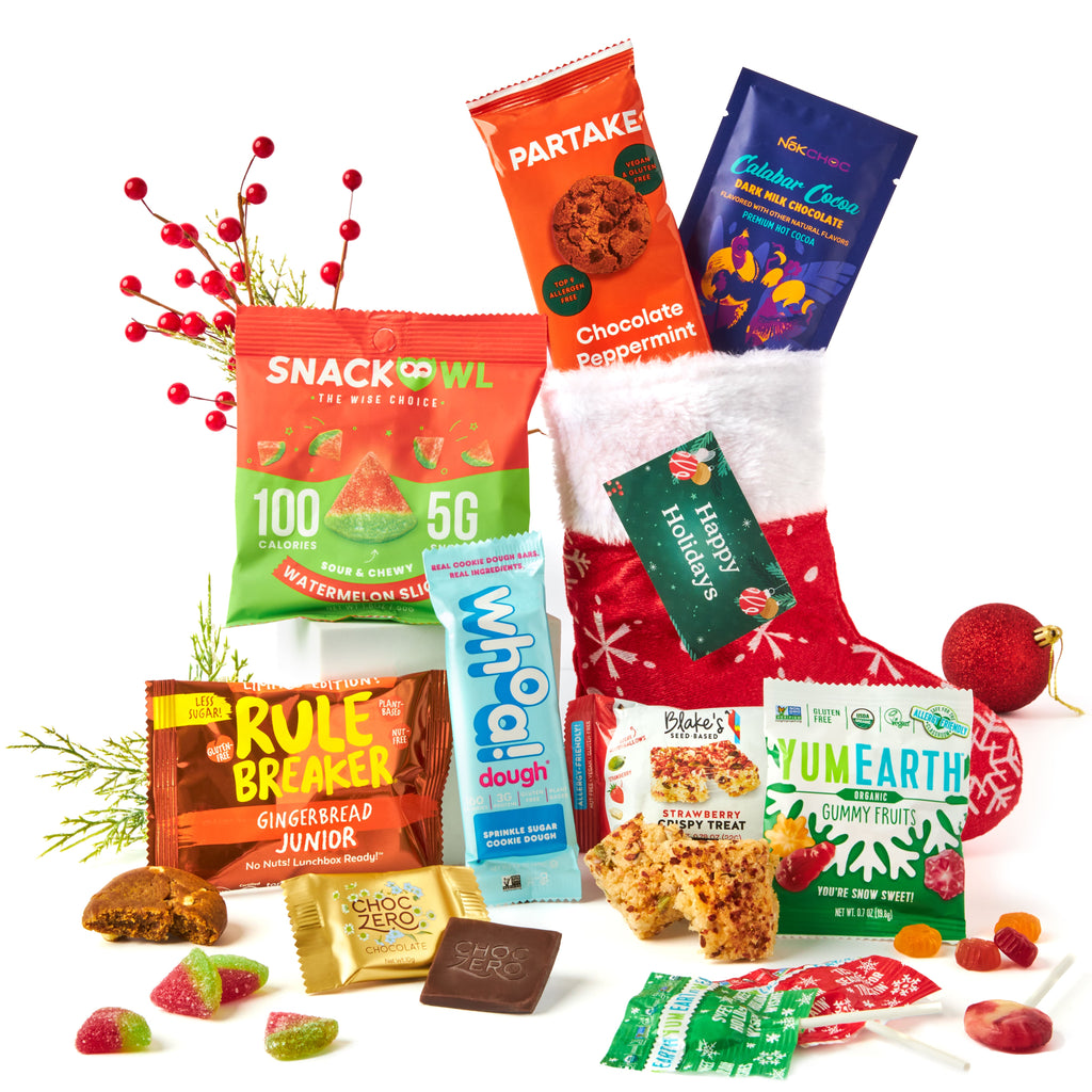 Bunny James Deluxe Protein Snacks Vegan Box, Healthy Gift Baskets for Men