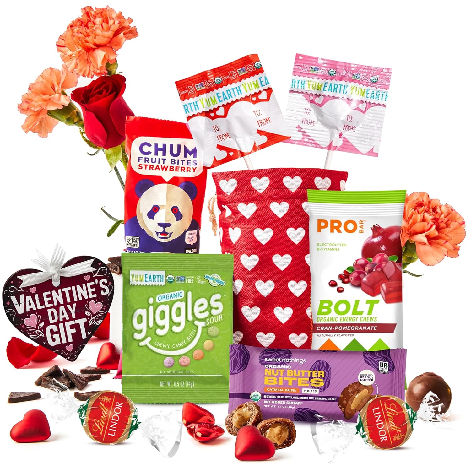 Bunny James Boxes Valentine’s Day Vegan Snack Gift Bag – Sweet, Fruity & Chocolatey Delights