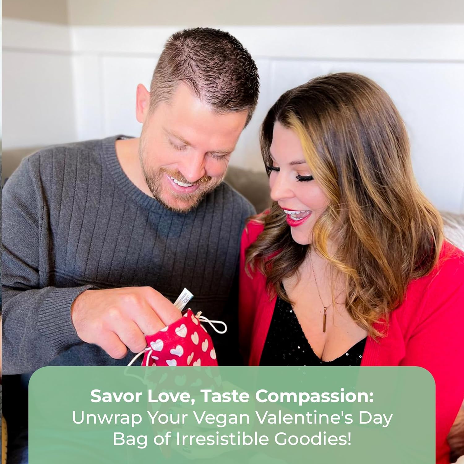 Bunny James Boxes Valentine’s Day Vegan Snack Gift Bag – Sweet, Fruity & Chocolatey Delights