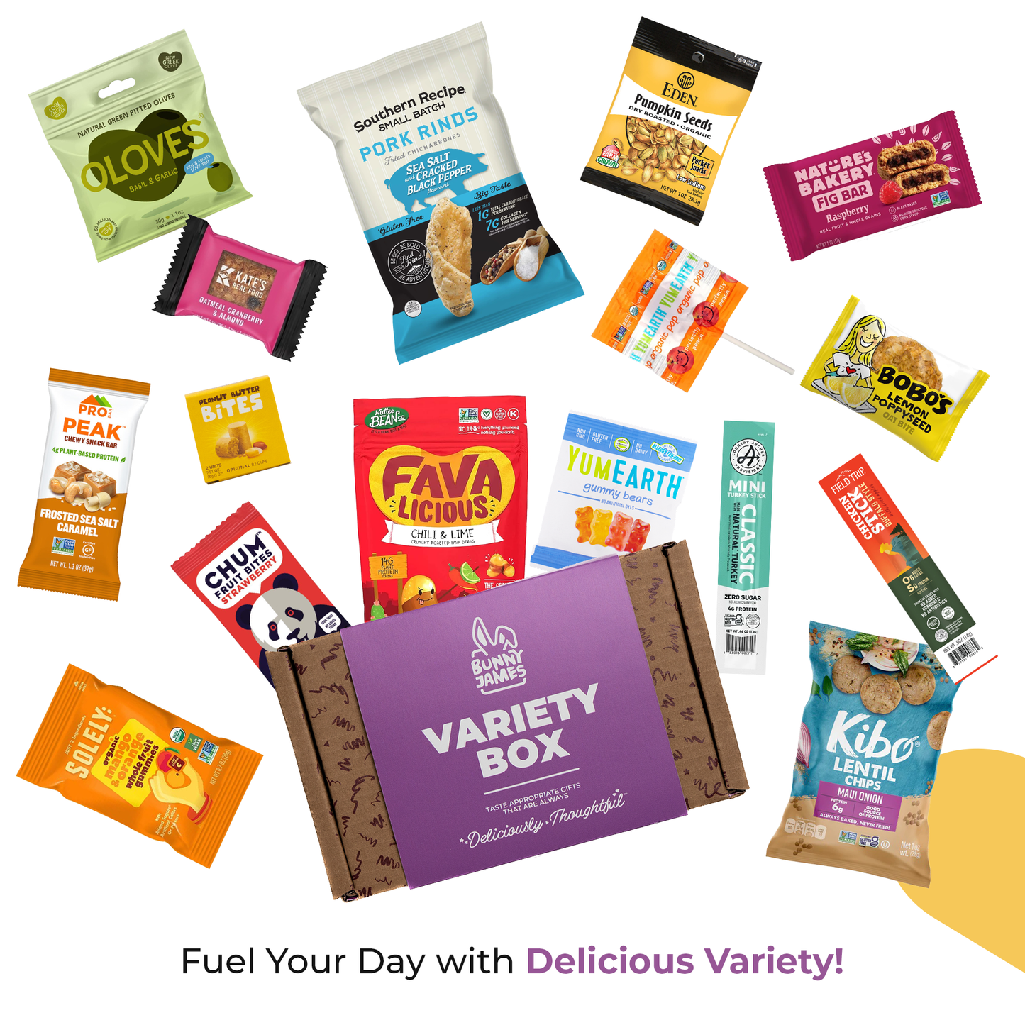 Bunny James Boxes Variety Box Bunny James Variety Snacks Sampler – The Ultimate Collection of Healthy Snacks for Every Lifestyle