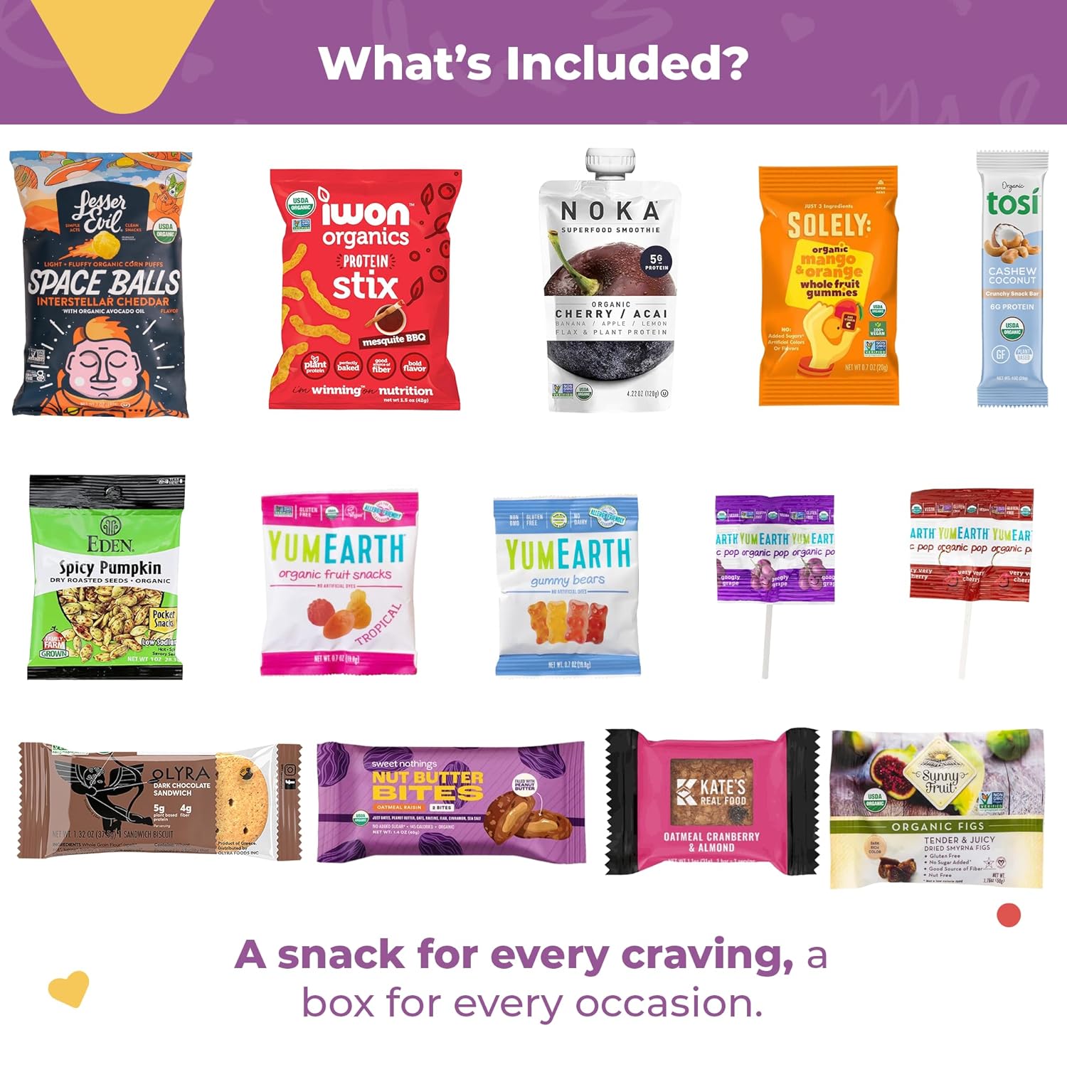 Premium 100% Organic Sampler Box