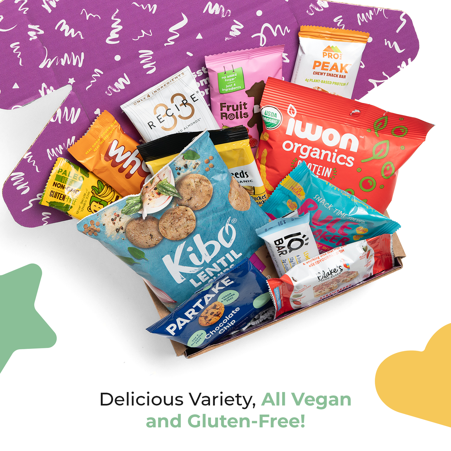 Bunny James Boxes Vegan Box Sampler Vegan & Gluten Free Box