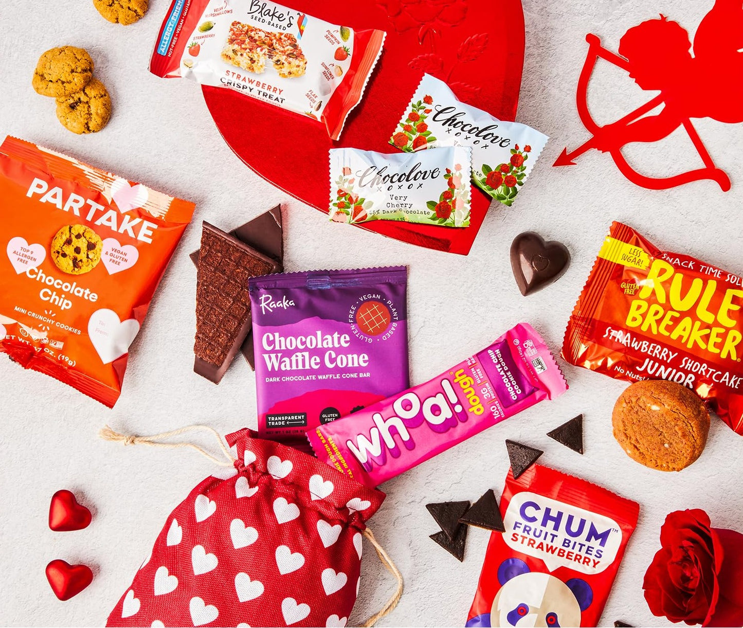 Bunny James Boxes Vegan Sweets for Mom: Fruit & Chocolate Bliss Gift Bag
