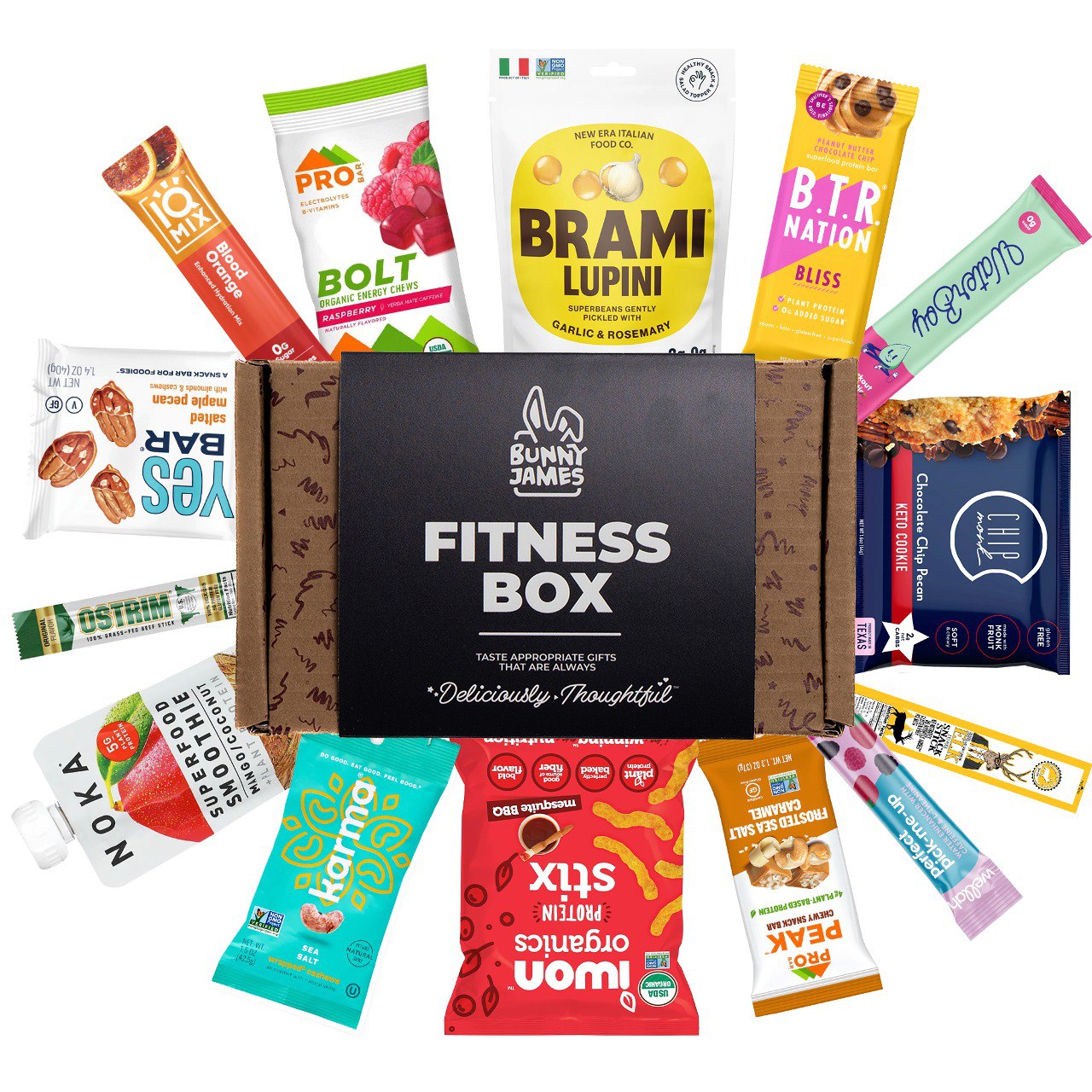 High Protein Fitness Box: 14 Easy & Delicious High Protein Snacks for On-the-Go Fuel