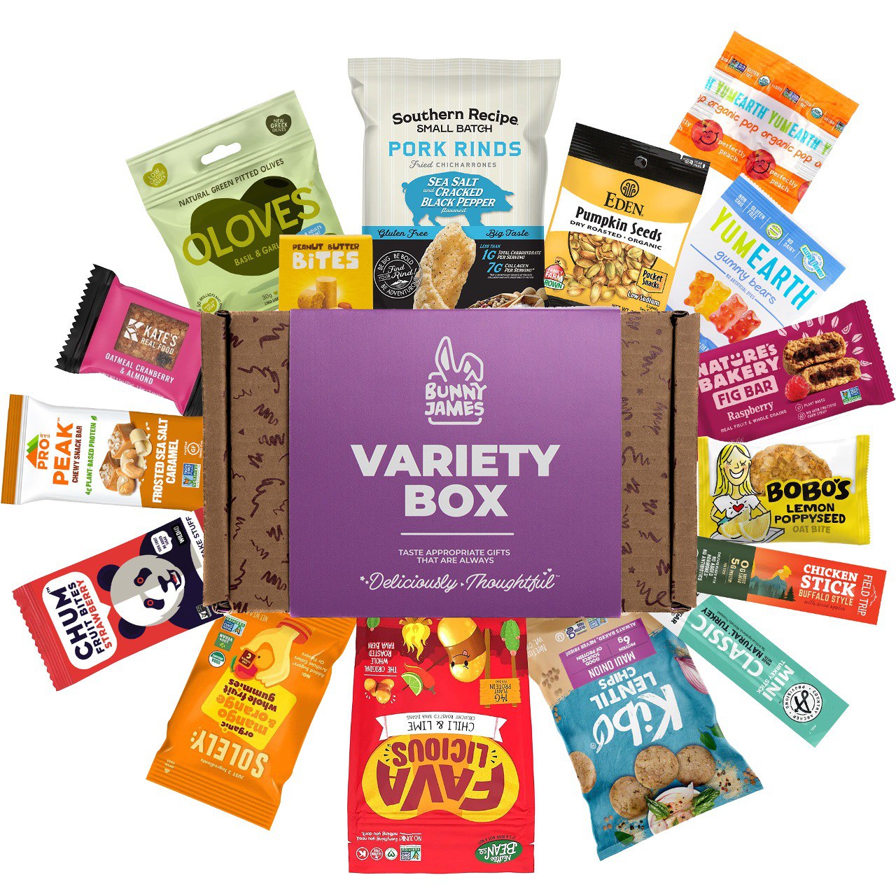 Bunny James Variety Snacks Sampler – The Ultimate Collection of Healthy Snacks for Every Lifestyle