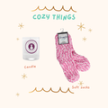 Bunny James Candle and Cozy Socks Bundle