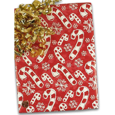 Bunny James Boxes Candy Cane Gift Wrap (Bow not included)