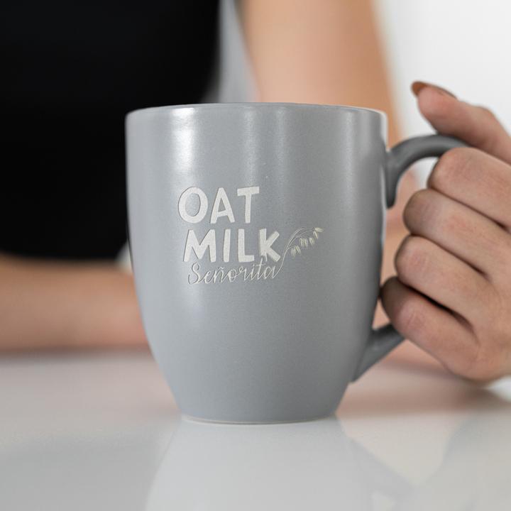 Bunny James Boxes MUGS Oat Milk Señorita Engraved Mug