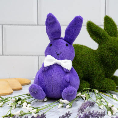 Plush Bunny James Bowtie Key Chain (1 Count) - Bunny James Boxes
