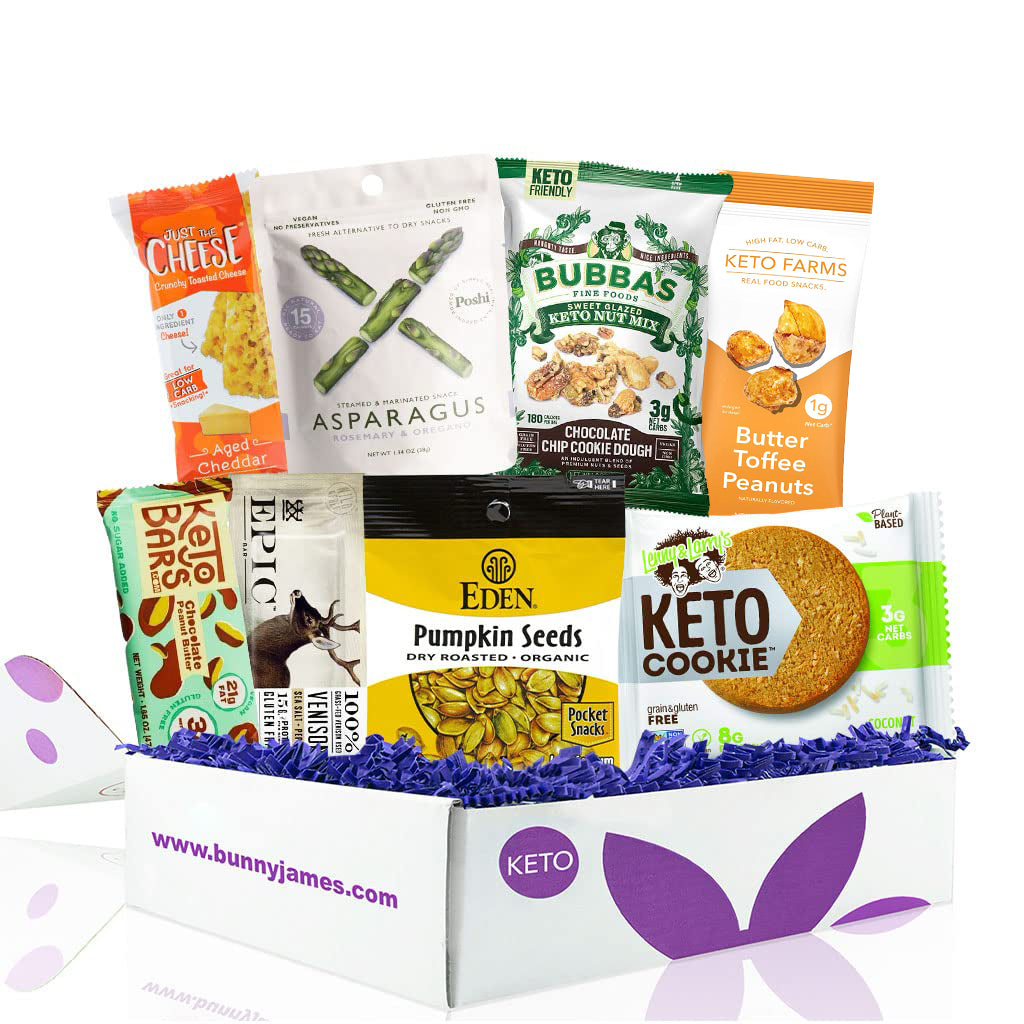 Ultimate Keto Snack Box Sampler Gift Low Carb (5G or less) Low