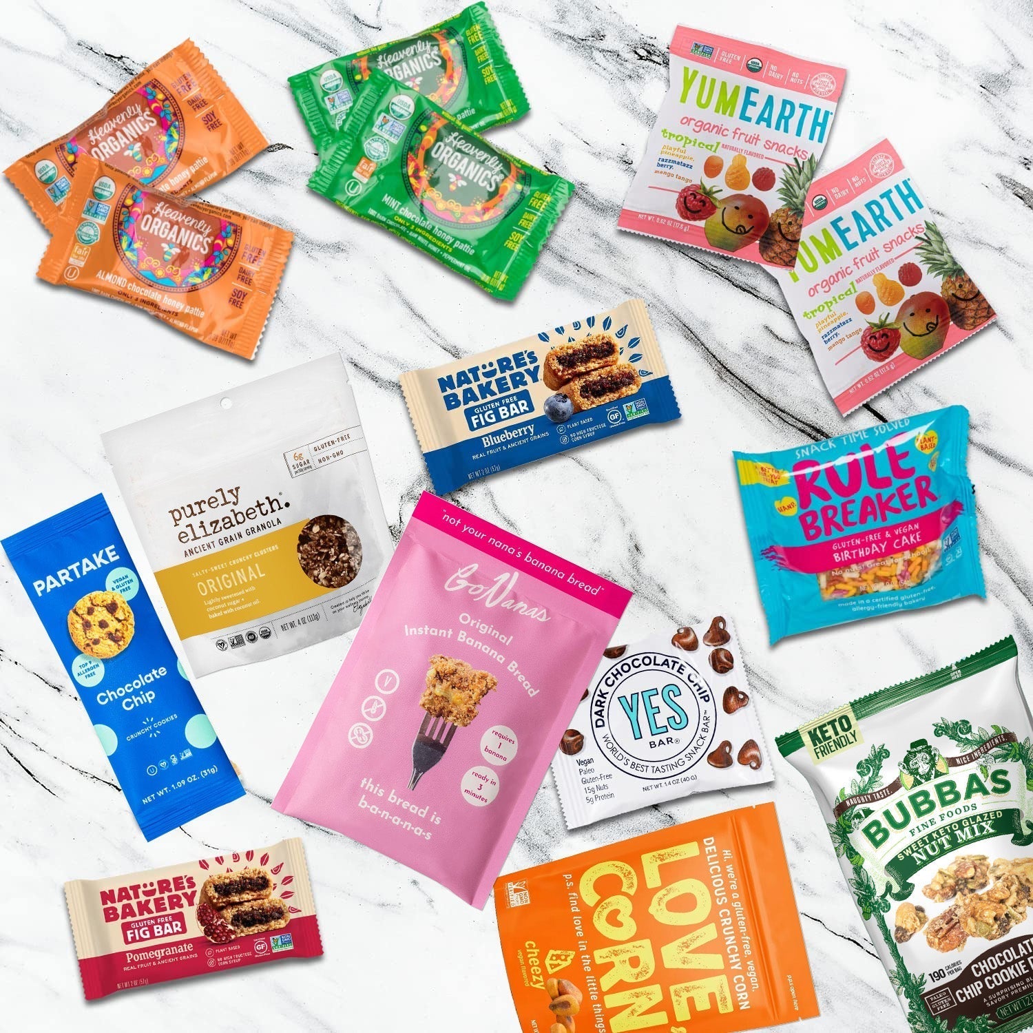 GLUTEN FREE - 30 Snacks - Delivered Monthly – GREAT Kids Snack Box