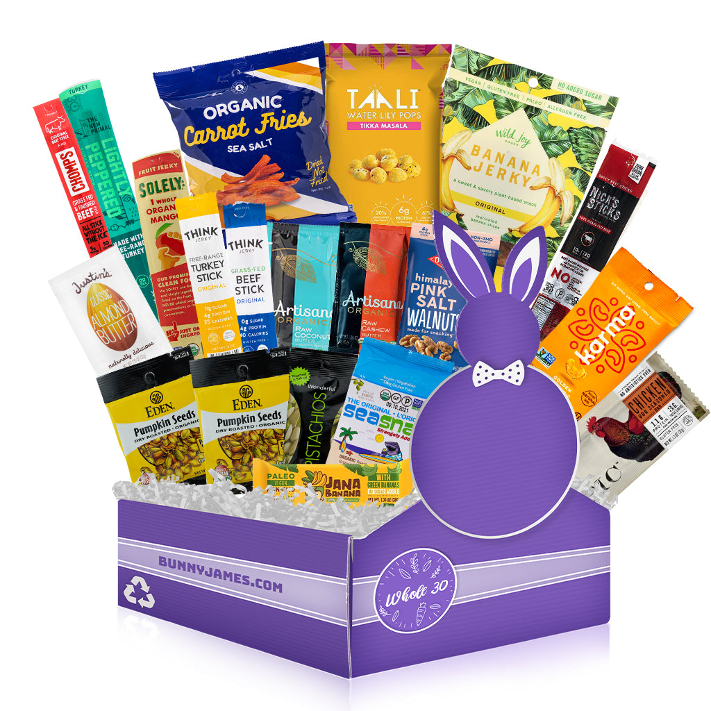 Premium Whole Food Approved Snack Box (20 count) - Bunny James Boxes