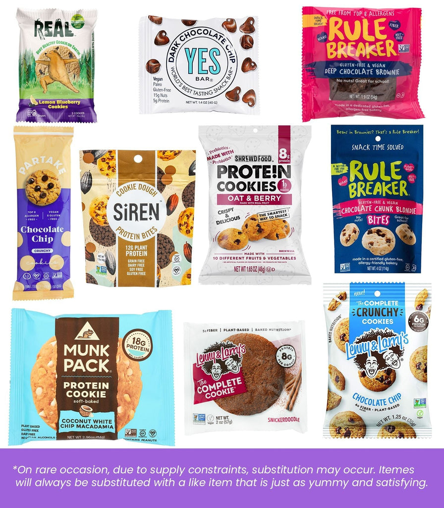 Protein Cookie Sampler Box (10 count) – Bunny James Boxes