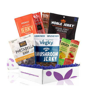 Bunny James Boxes Snack Boxes Vegan Jerky Box